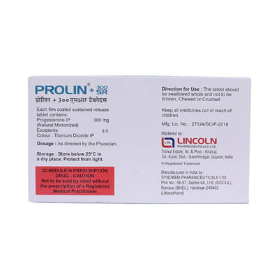 Prolin Plus 300mg Sr Strip Of 10 Tablets