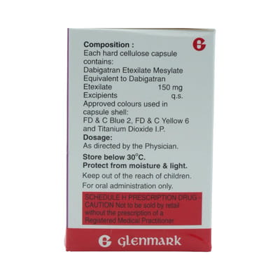 Dabigza 150mg Bottle Of 14 Capsules