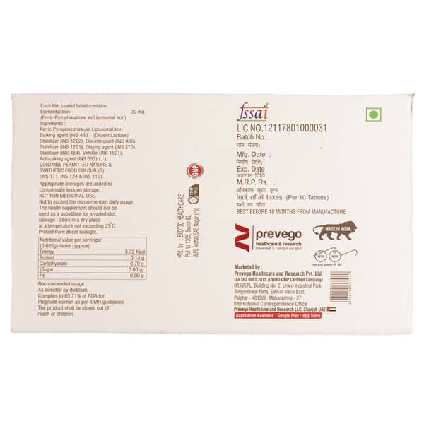 Ferisomal Strip Of 10 Tablets