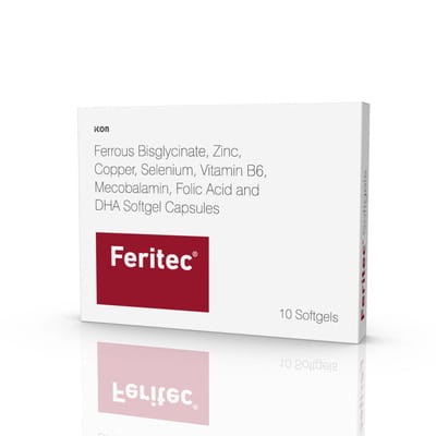 Feritec Strip Of 10 Softgel Capsules