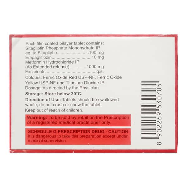Alsita Em 10/1000Mg Strip Of 10 Tablets