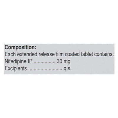 Nicardia Xl 30mg Strip Of 15 Tablets