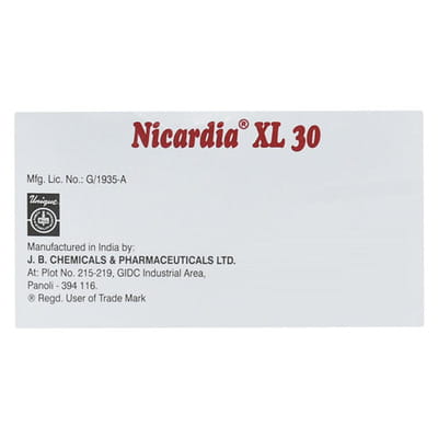 Nicardia Xl 30mg Strip Of 15 Tablets