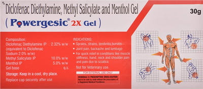 Powergesic 2x Tube Of 30gm Gel