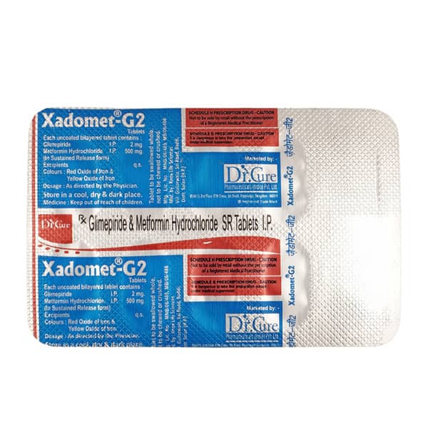 Xadomet G 2mg Strip Of 10 Tablets