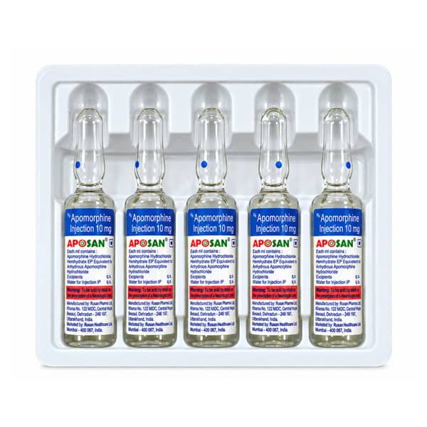 Aposan 10Mg Ampoule Of 5Ml Injection (Pack Of 5)