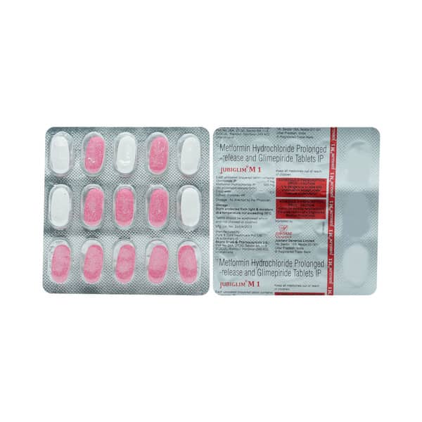 Jubiglim M 1Mg Strip Of 15 Tablets