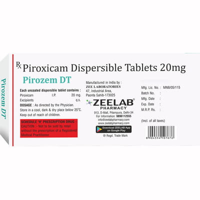 Pirozem Dt 20mg Strip Of 10 Tablets