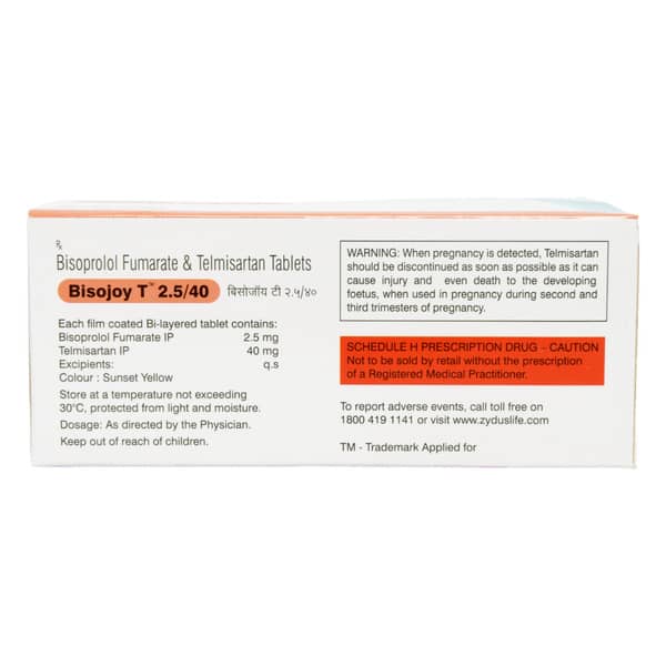 Bisojoy T 2.5/40Mg Strip Of 10 Tablets