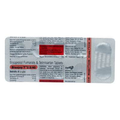 Bisojoy T 2.5/40mg Strip Of 10 Tablets