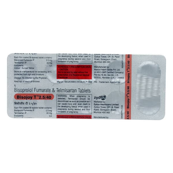 Bisojoy T 2.5/40Mg Strip Of 10 Tablets
