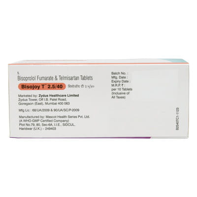 Bisojoy T 2.5/40mg Strip Of 10 Tablets