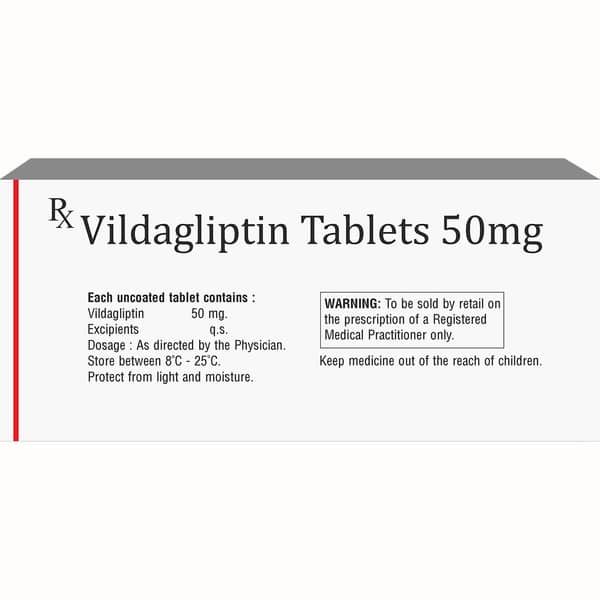 Vildazem 50Mg Strip Of 10 Tablets