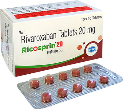 Ricosprin 20mg Strip Of 10 Tablets