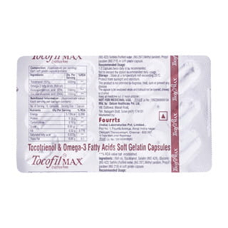 Tocofil Max Strip Of 15 Softgel Capsules