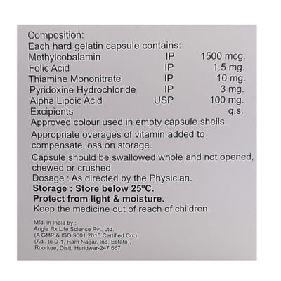 Nervistar Od Strip Of 10 Capsules