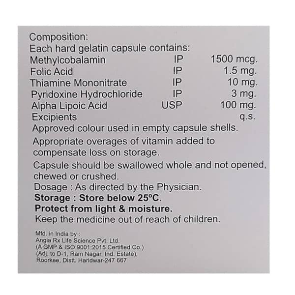 Nervistar Od Strip Of 10 Capsules