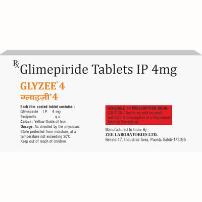 Glyzee 4mg Strip Of 10 Tablets
