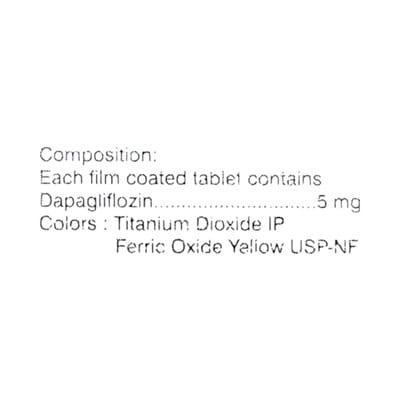 Dapa Cose 5mg Strip Of 10 Tablets