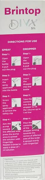 Brintop Diva 5% Bottle Of 120ml Solution