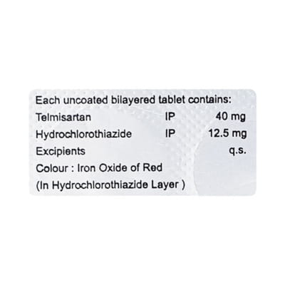 Telbrit H 40/12.5 Mg Strip Of 15 Tablets