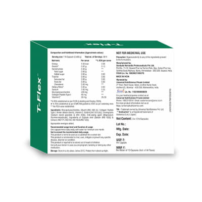 T Flex Strip Of 10 Capsules