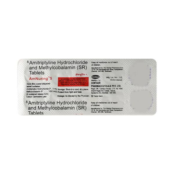 Amnuring 5mg Strip Of 10 Tablets