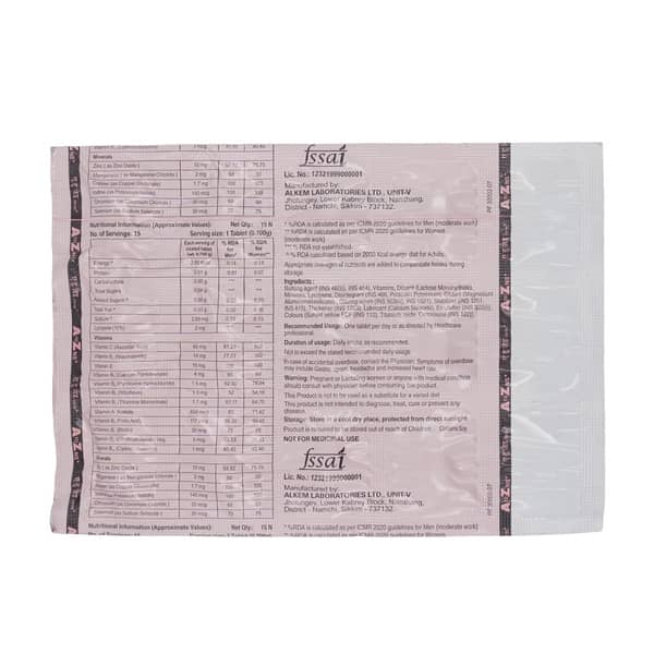 A To Z Ns Plus Strip Of 15 Tablets