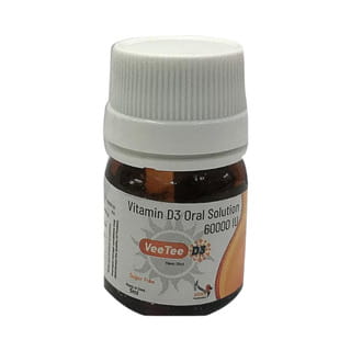 Veetee D3 Sugar Free Bottle Of 5ml Solution