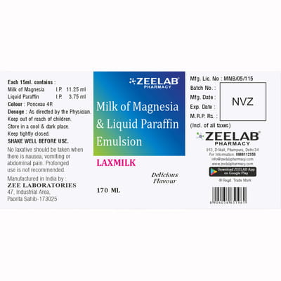 Laxmilk Delicious Flavour Bottle Of 170ml Emulsion