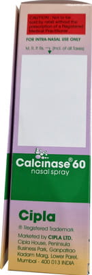Calcinase 60md Bottle Of 6.85ml Nasal Spray