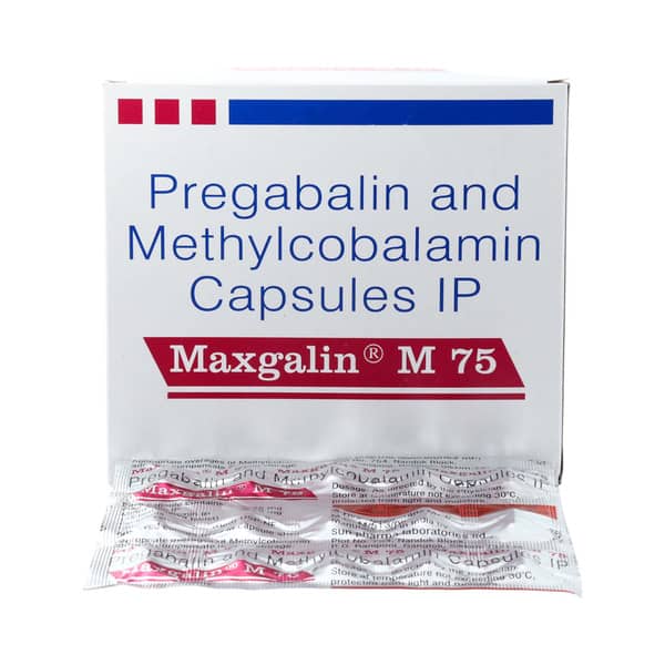 Maxgalin M 75mg Strip Of 15 Capsules