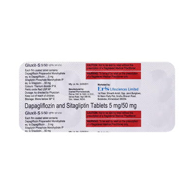 Gluxit S 5/50mg Strip Of 10 Tablets