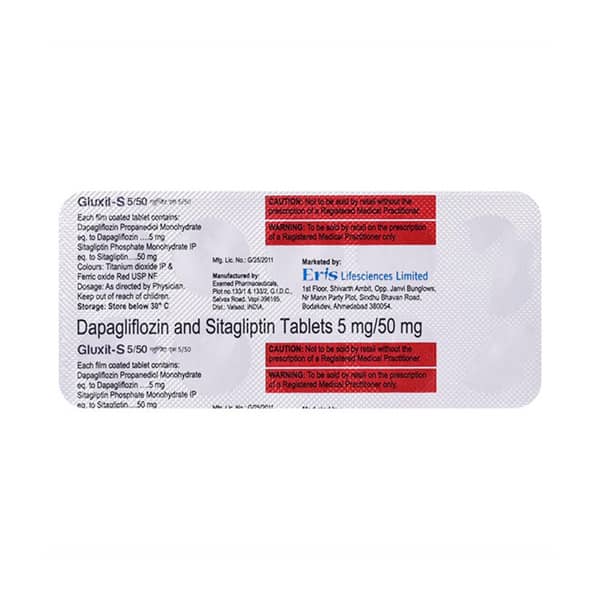 Gluxit S 5/50mg Strip Of 10 Tablets