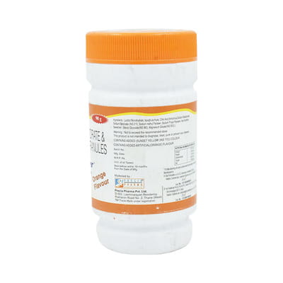 Optifiber Orange Flavour Bottle Of 90gm Granules