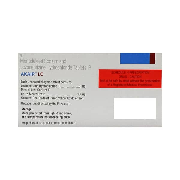 Akair Lc Strip Of 15 Tablets