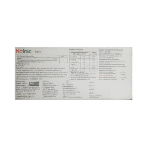 Nofrac Strip Of 10 Tablets