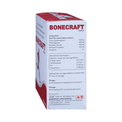 Bonecraft Strip Of 30 Tablets
