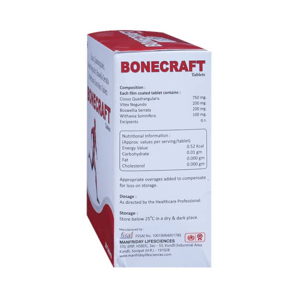 Bonecraft Strip Of 30 Tablets