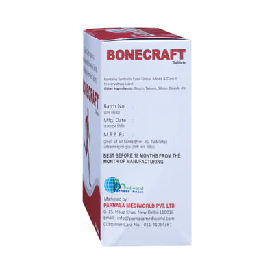 Bonecraft Strip Of 30 Tablets