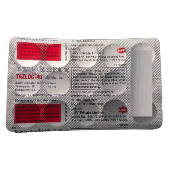 Tazloc 40 Tablet