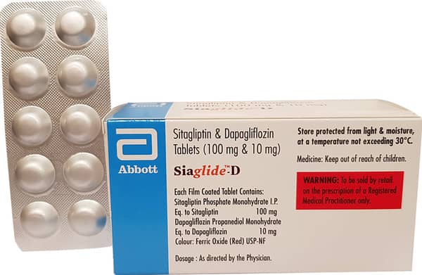 Siaglide D 10/100mg Strip Of 10 Tablets