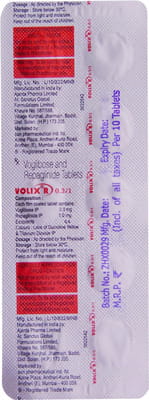 Volibo R 0.3/1mg Strip Of 10 Tablets