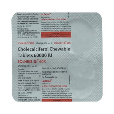 Solhike D3 60k Bottle Of 5ml Oral Solution (Pack Of 4)