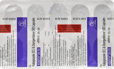 Asidita 20/30mg Strip Of 10 Capsules
