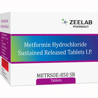 Metrsoe 850mg Sr Strip Of 10 Tablets