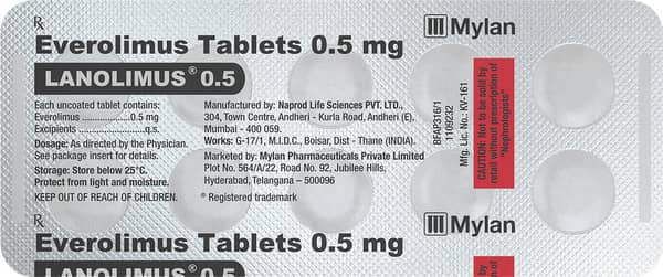 Lanolimus 0.5mg Strip Of 10 Tablets