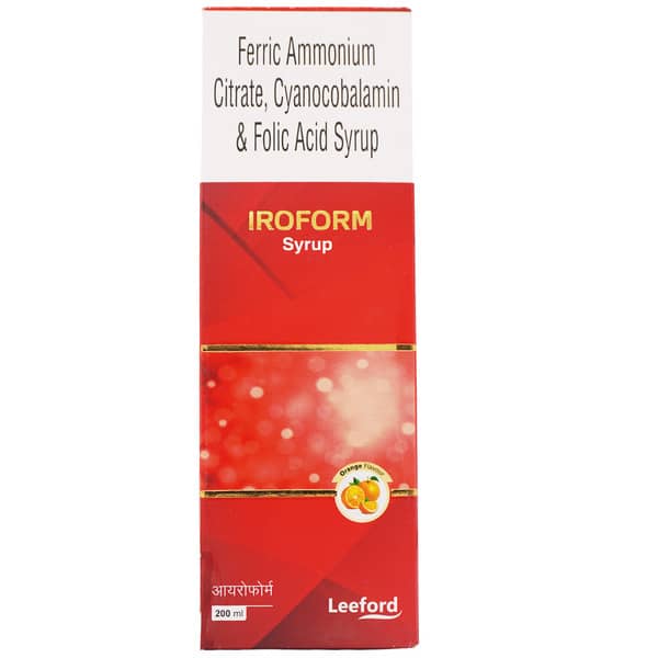 Iroform Orange Flavour Bottle Of 200ml Syrup