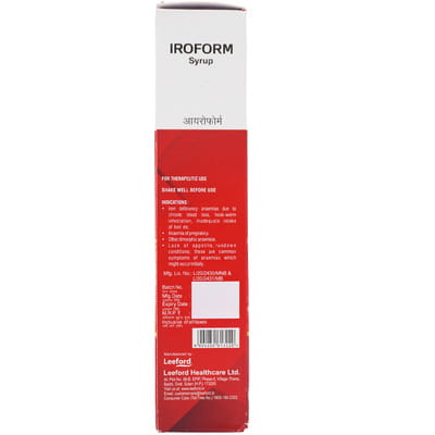 Iroform Orange Flavour Bottle Of 200ml Syrup
