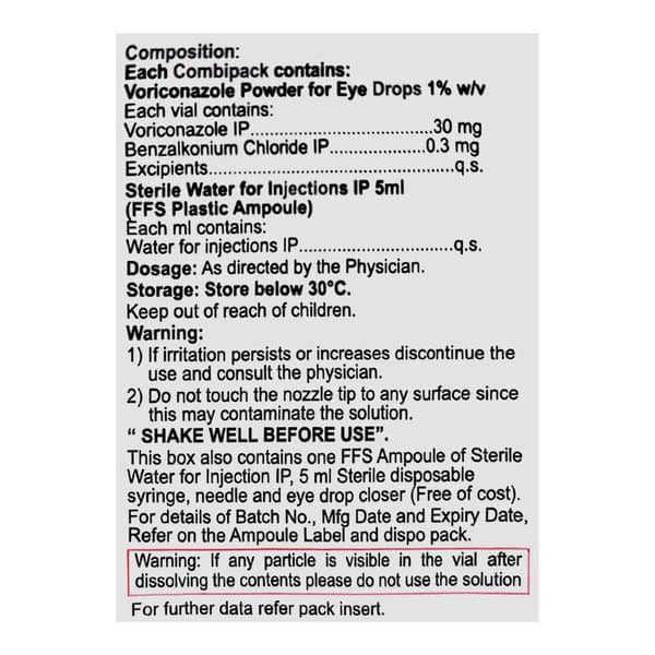 Vorrif 1% Vial Of 5Ml Powder For Eye Drops
